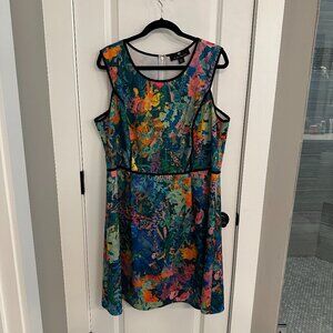 Amanda Uprichard Floral Scuba Knit Dress